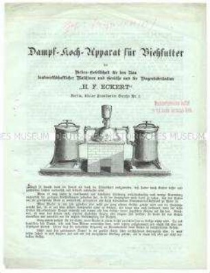 Dampf-Koch-Apparat für Viehfutter