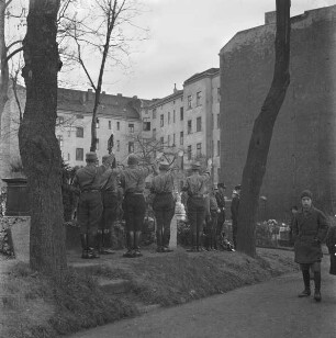 Beisetzung des SA-Angehörigen Herbert Gatschke