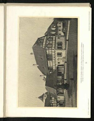 Teilansicht vom Landgut Erlenhof des Herrn Privatier Louis Laiblin in Pfullingen. Außenansicht.