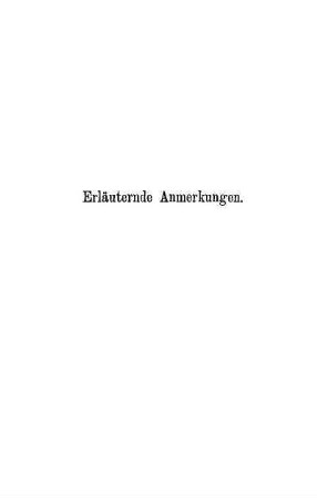 Erläuternde Anmerkungen