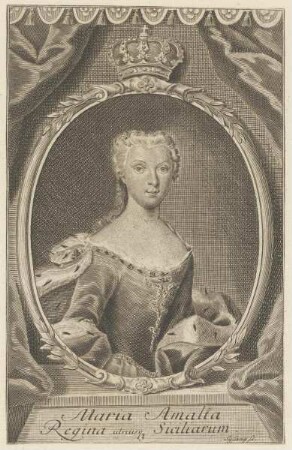 Bildnis von Maria Amalia, Königin von Sizilien