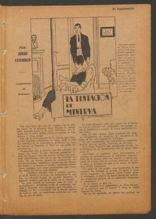 La tentación de Minerva : [Cuento] Ilustraciones de Hohmann.