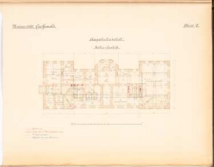 Universität Greifswald Augenklinik: Grundriss KG