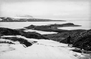 Frau auf Spitzbergen (HSDG-Spitzbergenfahrt der Monte Cervantes Leonhardt 1928)