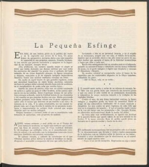 La Pequeña Esfinge