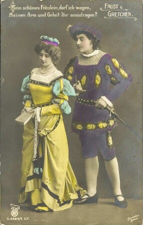 Faust u. Gretchen. - Mein schönes Fräulein, [...]
