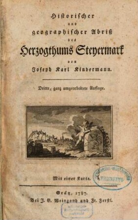 Historischer und geographischer Abriß des Herzogthums Steyermark