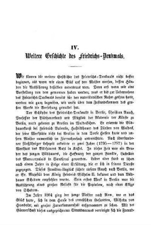 IV. Weitere Geschichte des Friedrichs-Denkmals