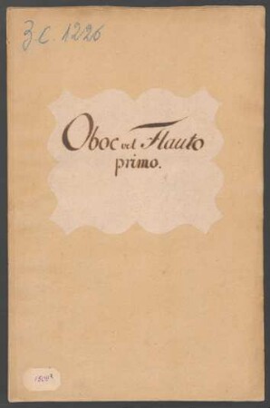 Oboe vel Flauto primo
