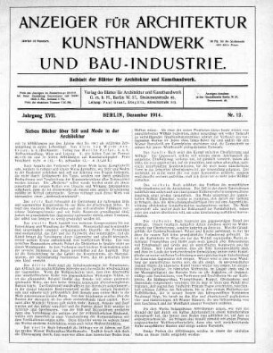 Nr. 12, Dezember 1914