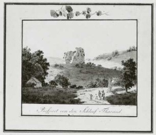 Prospect von den Schloß Tharand
