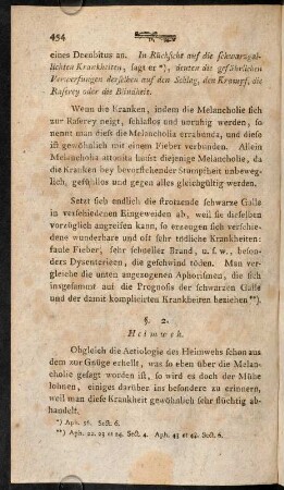 454-461, §. 2. Heimweh. - §. 3. Raserey.