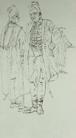 Zwei Männer in polnischer Tracht