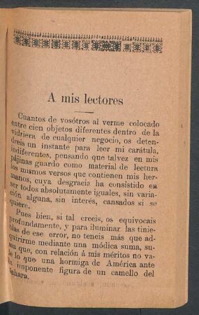 A mis lectores