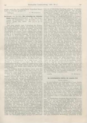 141-142 [Rezension] Delitzsch, Johs., Das Lehrsystem der römischen Kirche dargestellt und beleuchtet. 1. Thl
