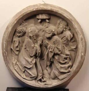Reliefmedaillon, Christi Himmelfahrt