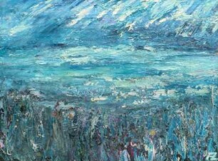 Blaue Landschaft