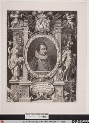 Bildnis Friedrich V., 1610(1614)-1620 Kurfürst von der Pfalz, 1619/20 König von Böhmen