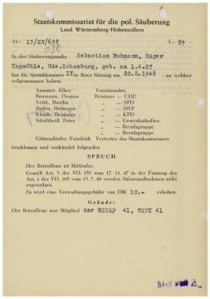 Buhmann, Sebastian