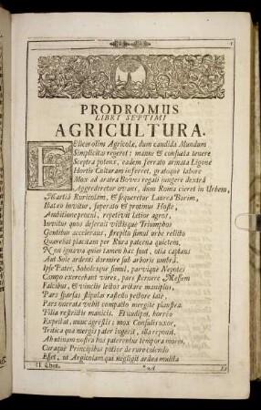 Prodromus Libri Septimi Agricultura.