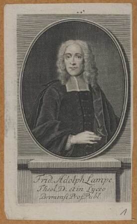 Bildnis des Frid. Adolph Lampe