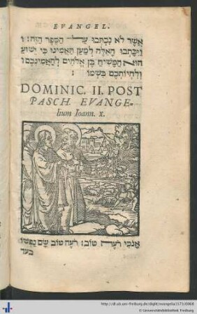 Dominic. II. Post Pasch. Evangelium Ioann. X.