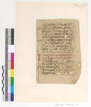 [Theotokia] : Fragm. copt. Pischoi Psalmod. 38