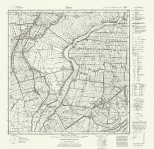 1881 Zeyer, Meßtischblatt (4 cm - Karte)