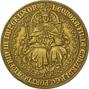 „Judenmedaille“ auf Kaiserin Eleonore, frühes 17. Jahrhundert