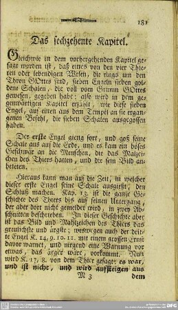 Das sechzehente Kapitel