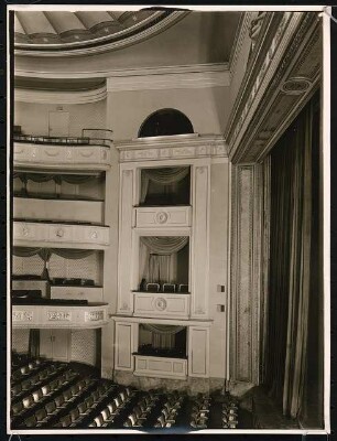 Schauspielhaus (auch: Preussisches Theater der Jugend, Konzerthaus), Berlin: Ansicht Zuschauerraum und Proszenium