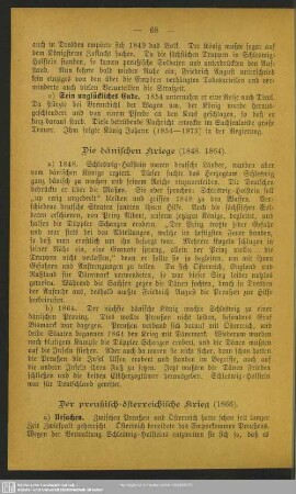 Die dänischen Kriege (1848. 1864)