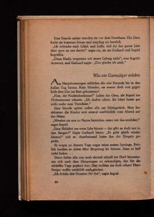 Was ein Gamsjäger erlebte