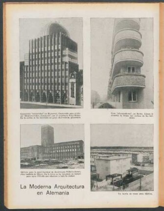 La moderna arquitectura en Alemania