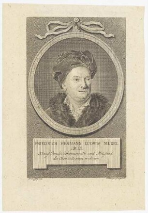 Bildnis des Friedrich Hermann Ludwig Muzel