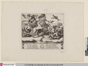 [Apoll und Venus in ihren Wagen]