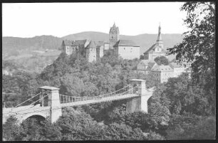 Elbogen. Schloss und Brücke