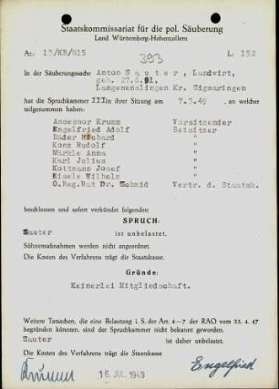 Sauter, Anton