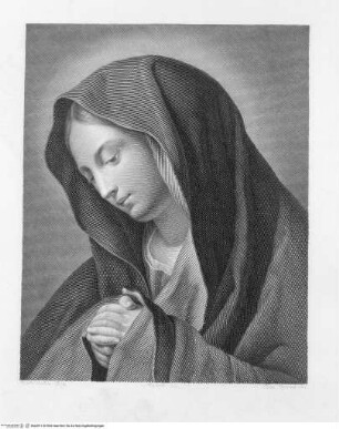 La Reale Galleria di Torino illustrataBand 2.Tafel LXXII.: Die betende Jungfrau Maria - Volume IITafel LXXII.: Maria Vergine