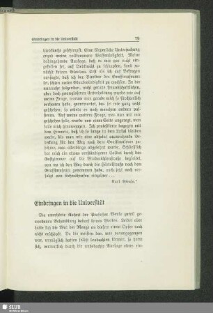 Eindringen in die Universität