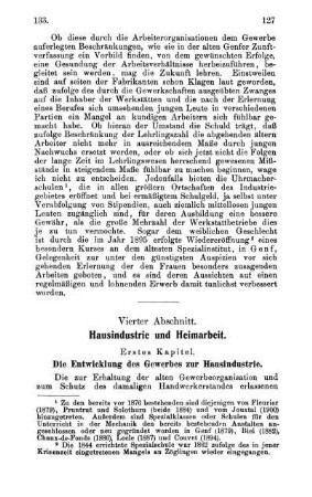 Vierter Abschnitt. Hausindustrie und Heimarbeit