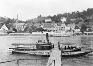 Wehlen, Dampffährboot St. Wehlen-Pötscha