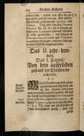 114-142, Das II. Jahr-Hundert