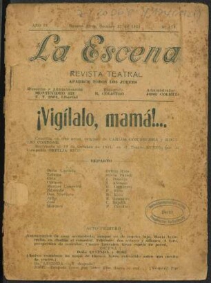 ¡Vigílalo, mamá!... : comedia en tres actos