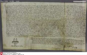 1596 April 1 Notariatsinstrument über die Wahl der Catharina Schumanns zur Domina von Altkloster