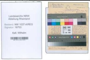 Entnazifizierung Wilhelm Kell , geb. 00.00.0000 ()