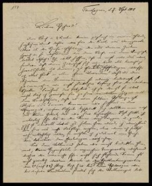 Brief an Richard, 07.09.1909, Tendaguru
