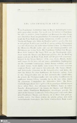 XII. Architektur Seit 1866