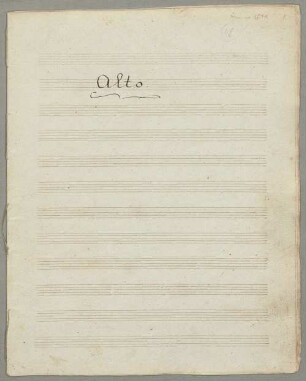 Masses, V (4), Coro, orch, org, C-Dur - BSB Mus.ms. 7591 : [without title]