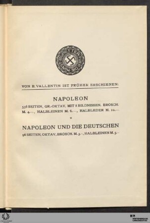 Verlagsanzeige Blätter für die Kunst